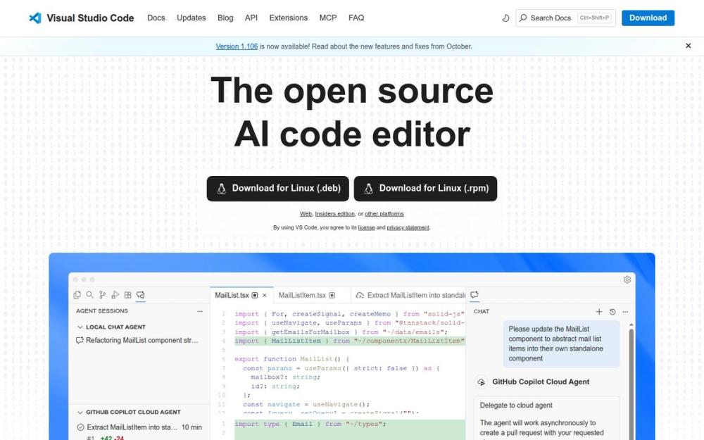 image of Visual Studio Code
