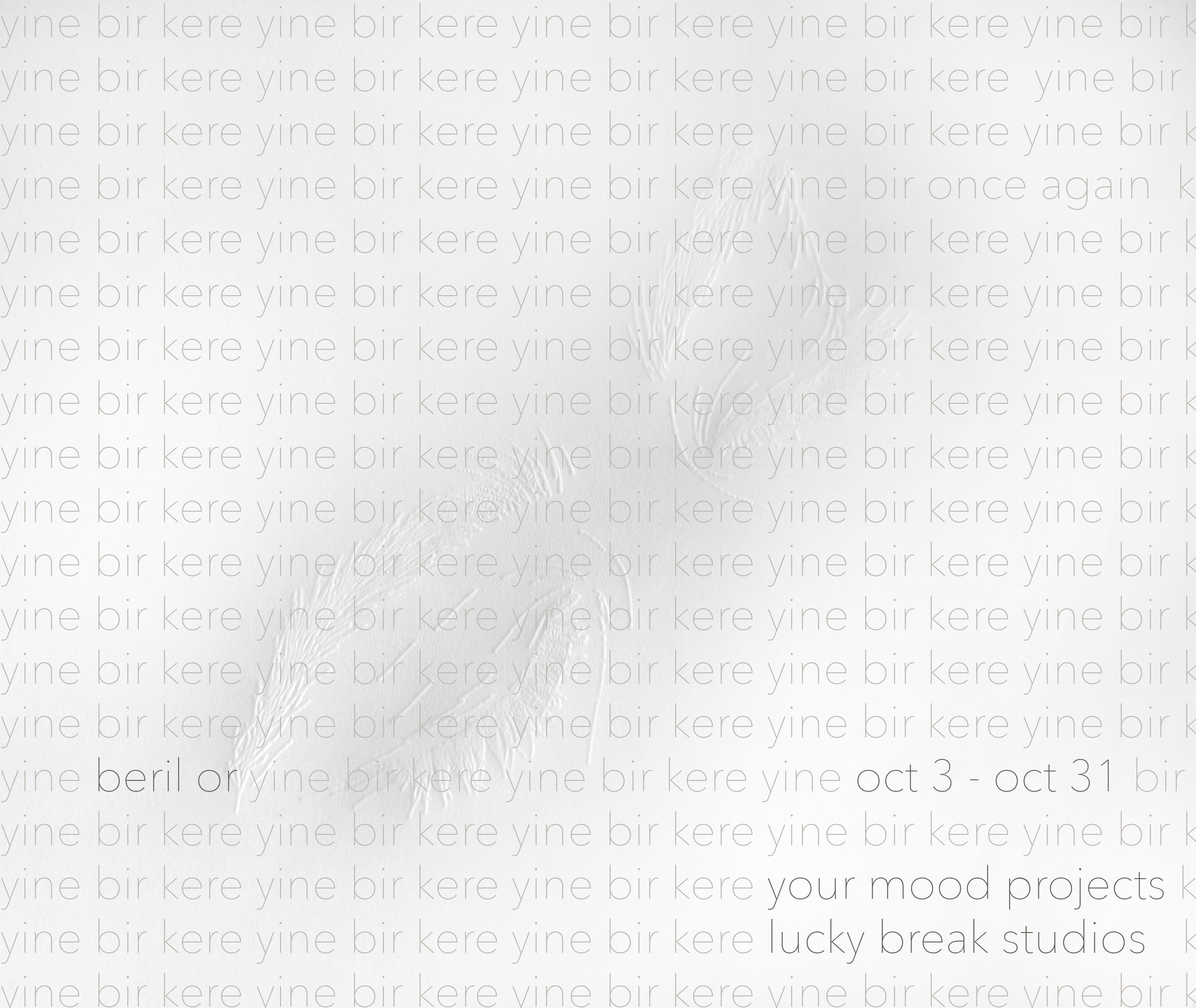 Beril Or: yine bir kere