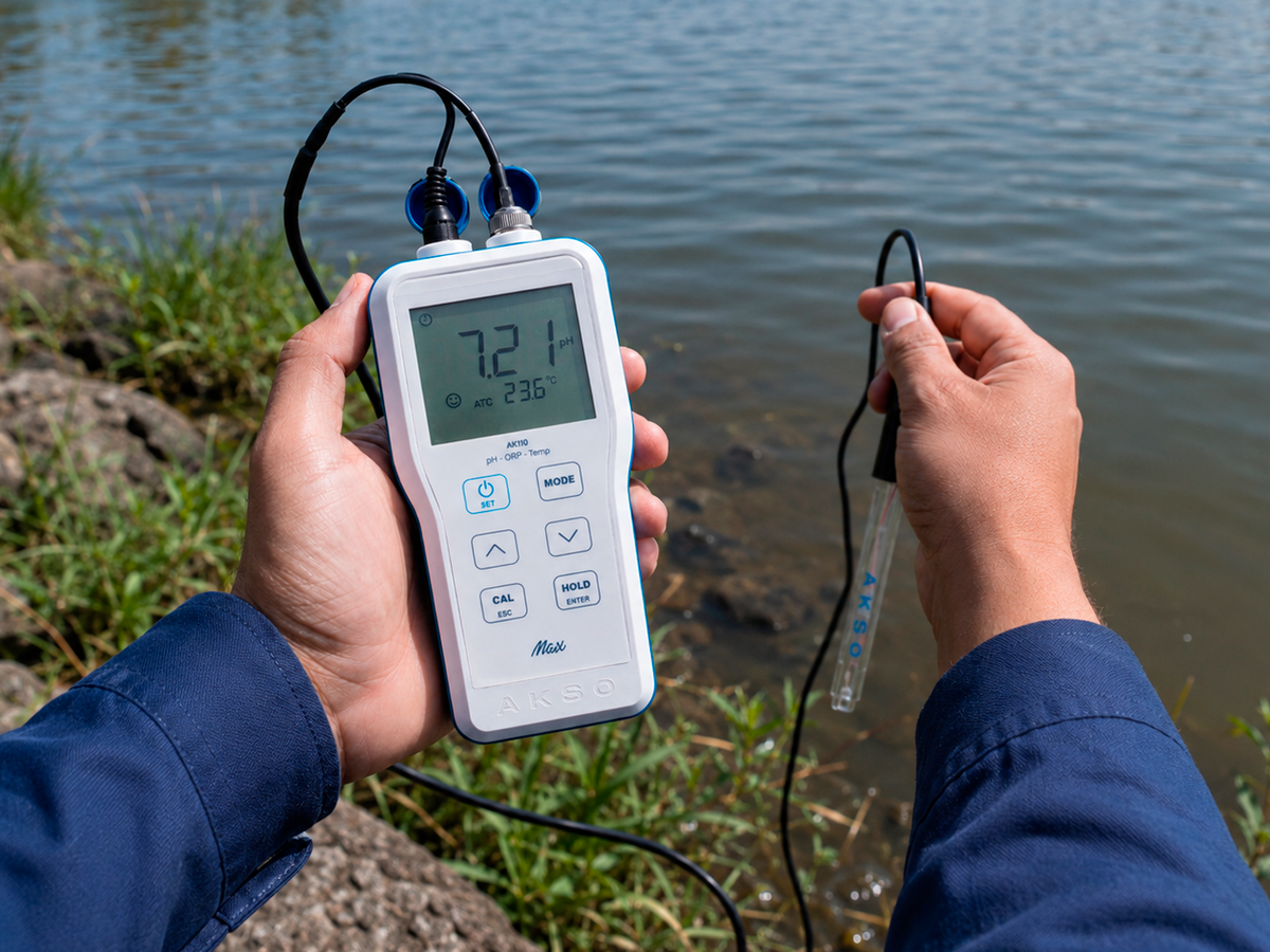 AK110 AK110 Max - Portable pH, ORP and Temperature Meter