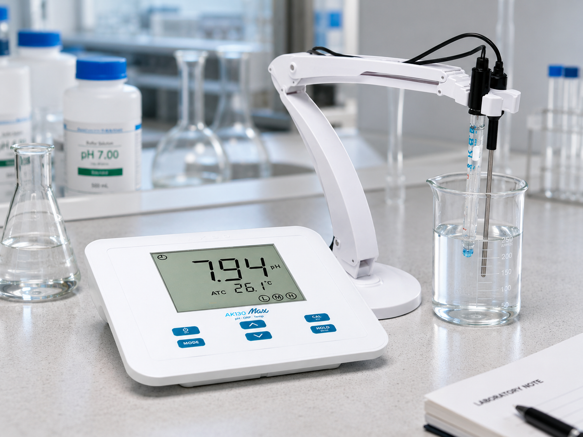 AK130 AK130 Max - Bench pH/ORP/Temperature Meter