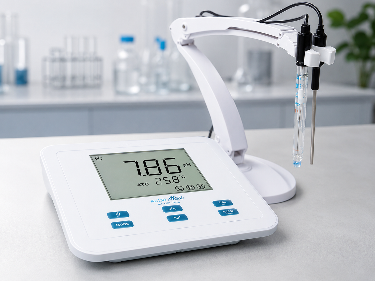 AK130 AK130 Max - Bench pH/ORP/Temperature Meter