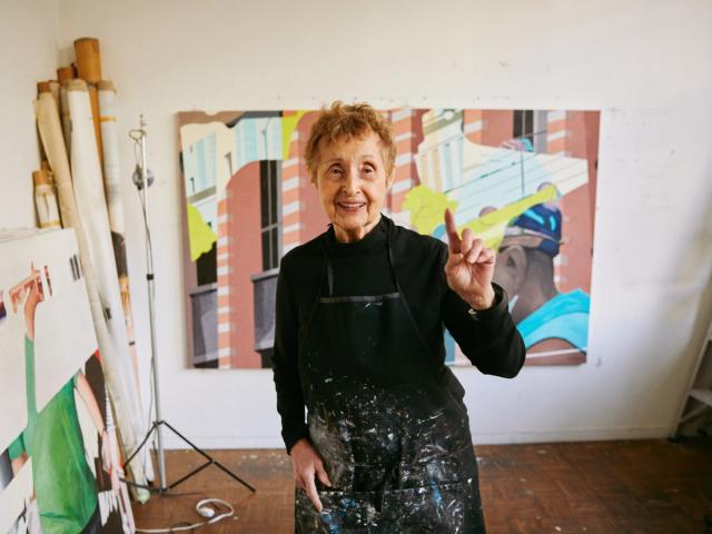 Artist Sheila Schwid