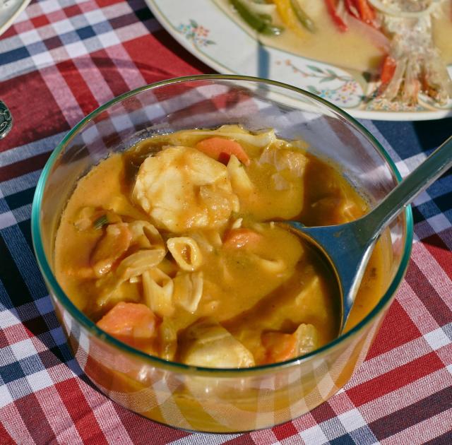 Soupe de Giraumon (with meat or without)