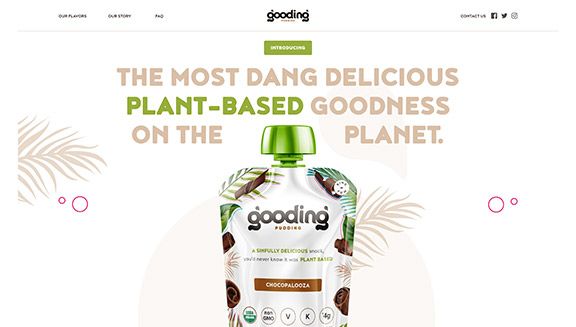 Screenshot of Gooding Pudding