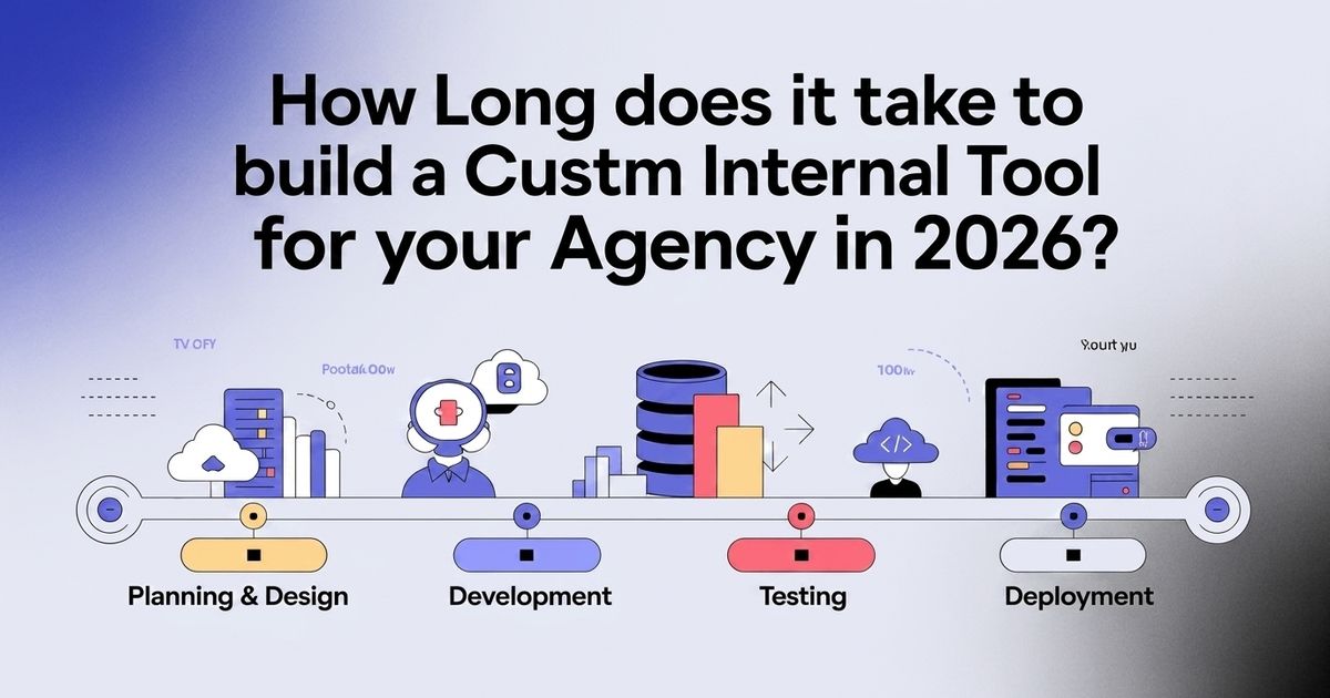 How Long Does It Take to Build a Custom Internal Tool for Your Agency in 2026?