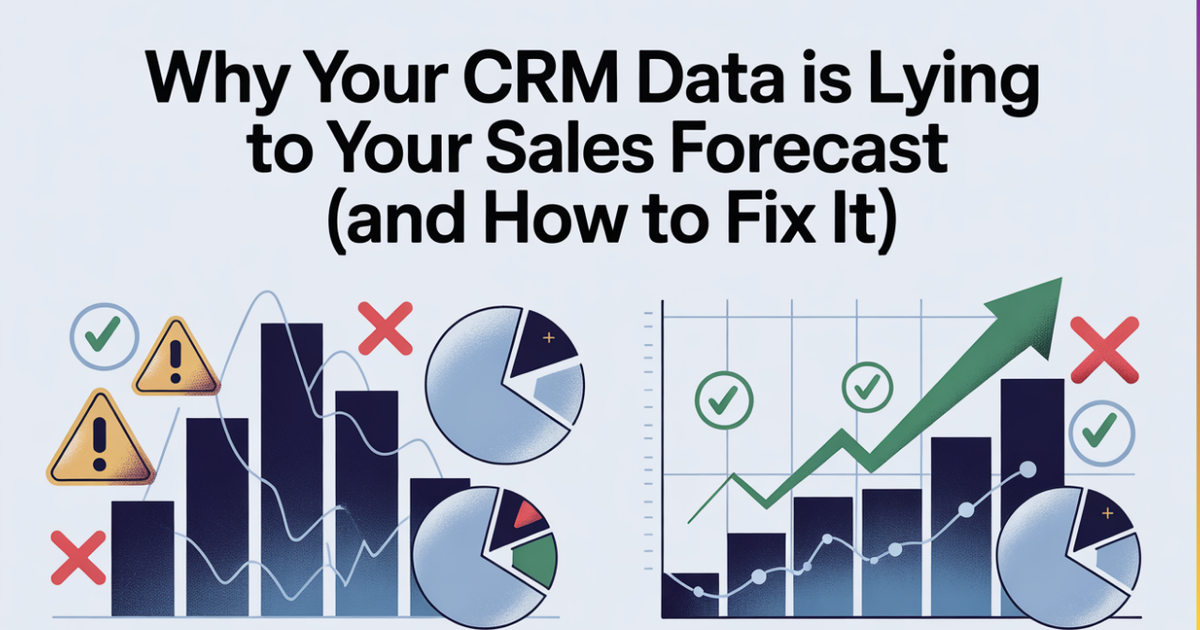 Why Your CRM Data Is Lying to Your Sales Forecast (And How to Fix It)