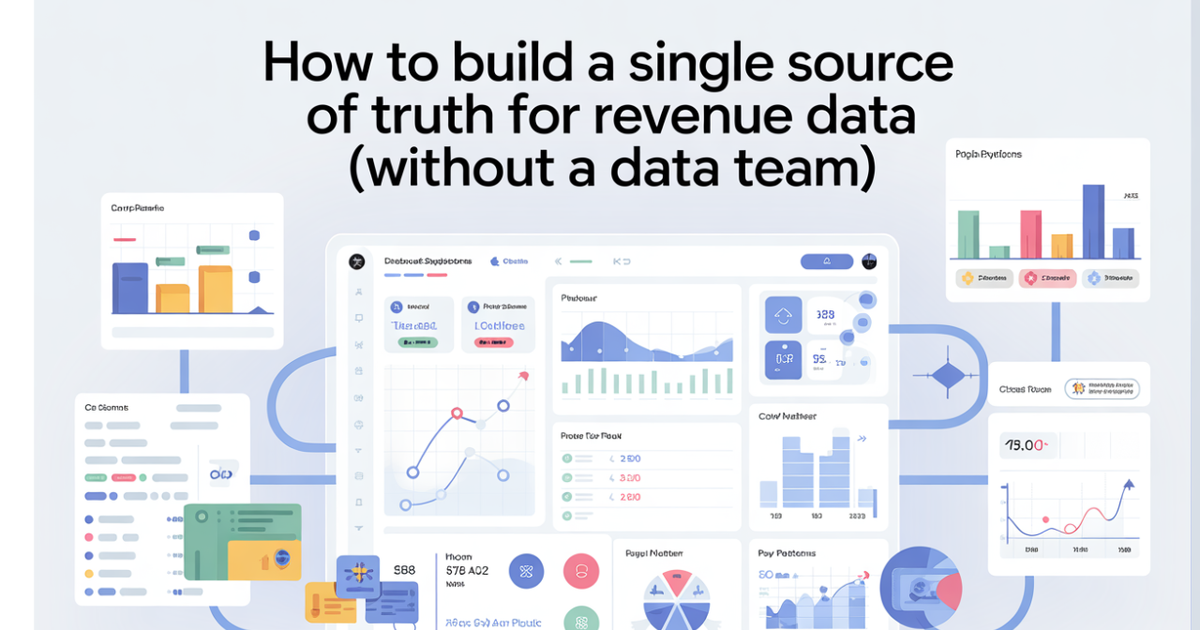 How to Build a Single Source of Truth for Revenue Data (Without a Data Team)
