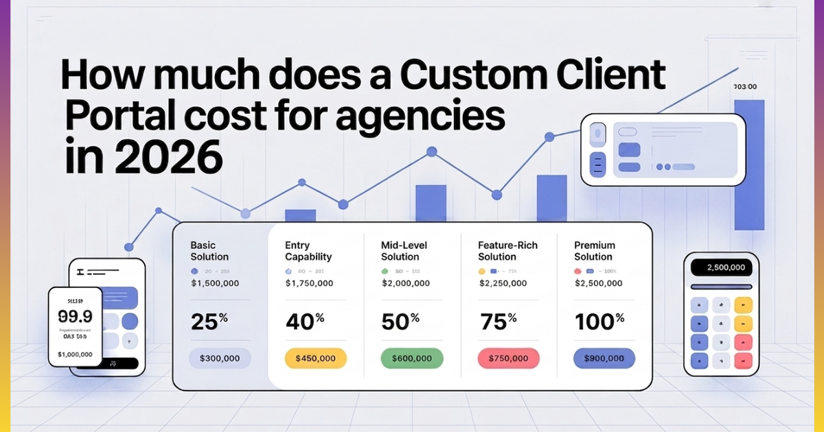 How Much Does a Custom Client Portal Cost for Agencies in 2026?