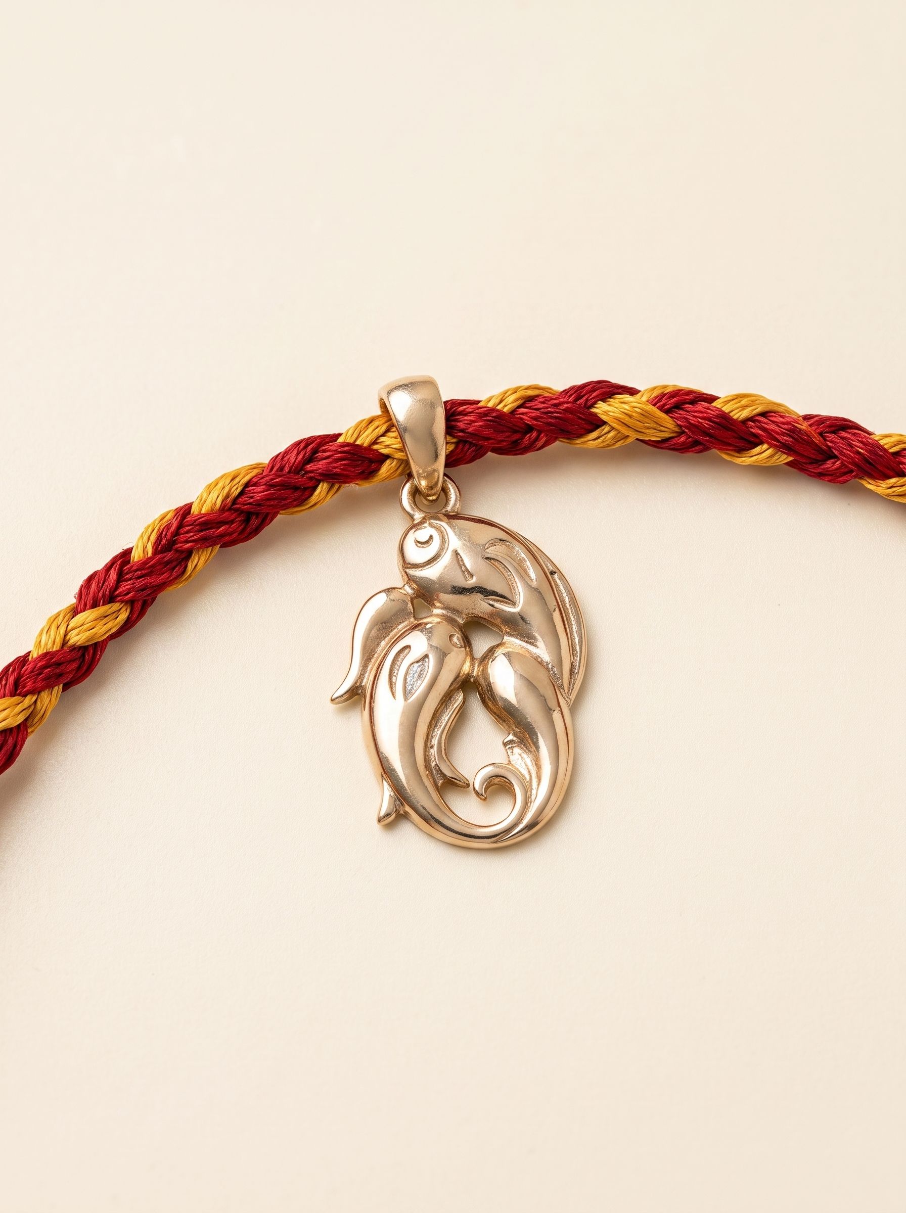 "Om Ganesh" Pendant Rakhi