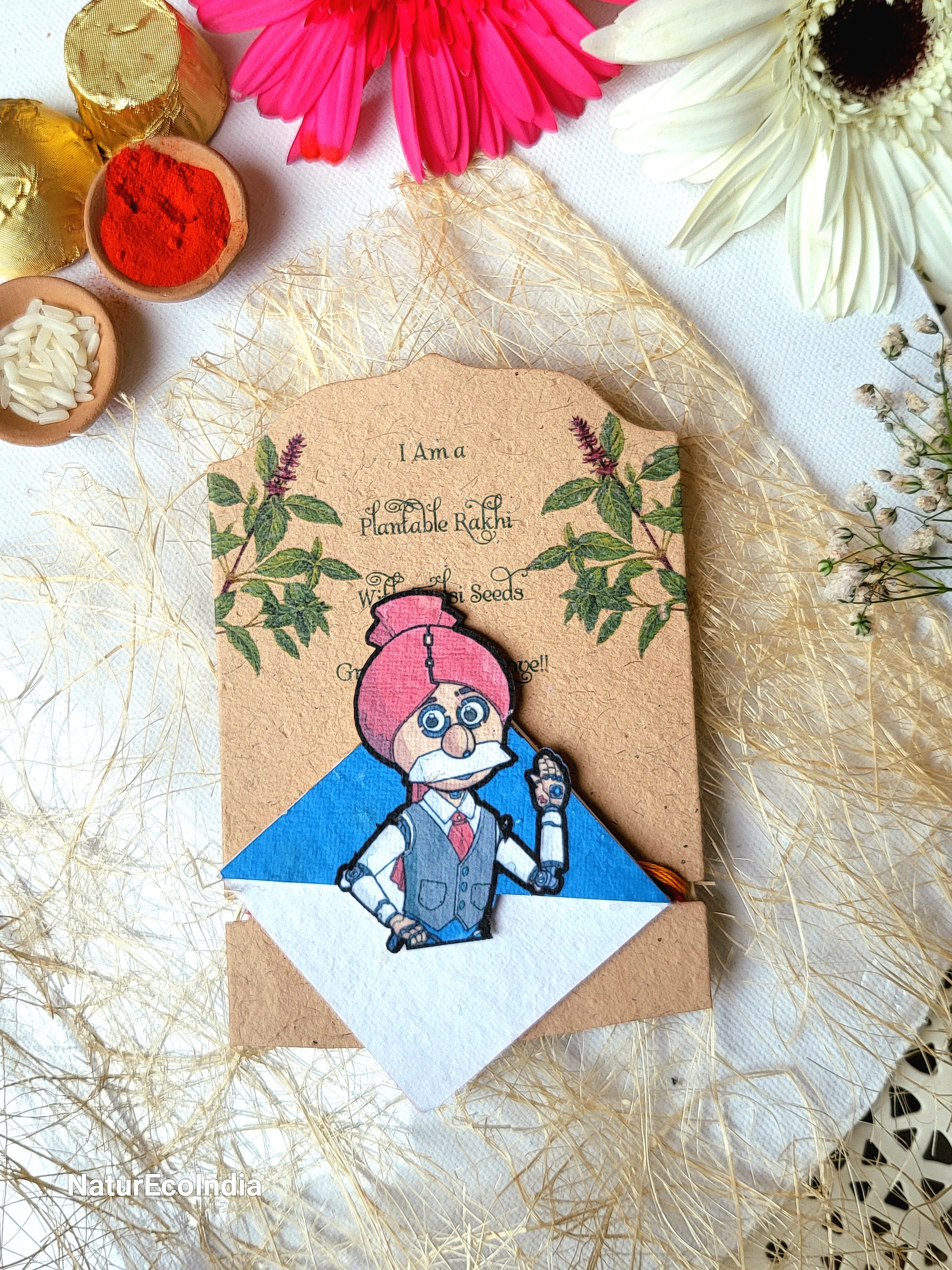 "Millenials - Alpha" Plantable Rakhi 10