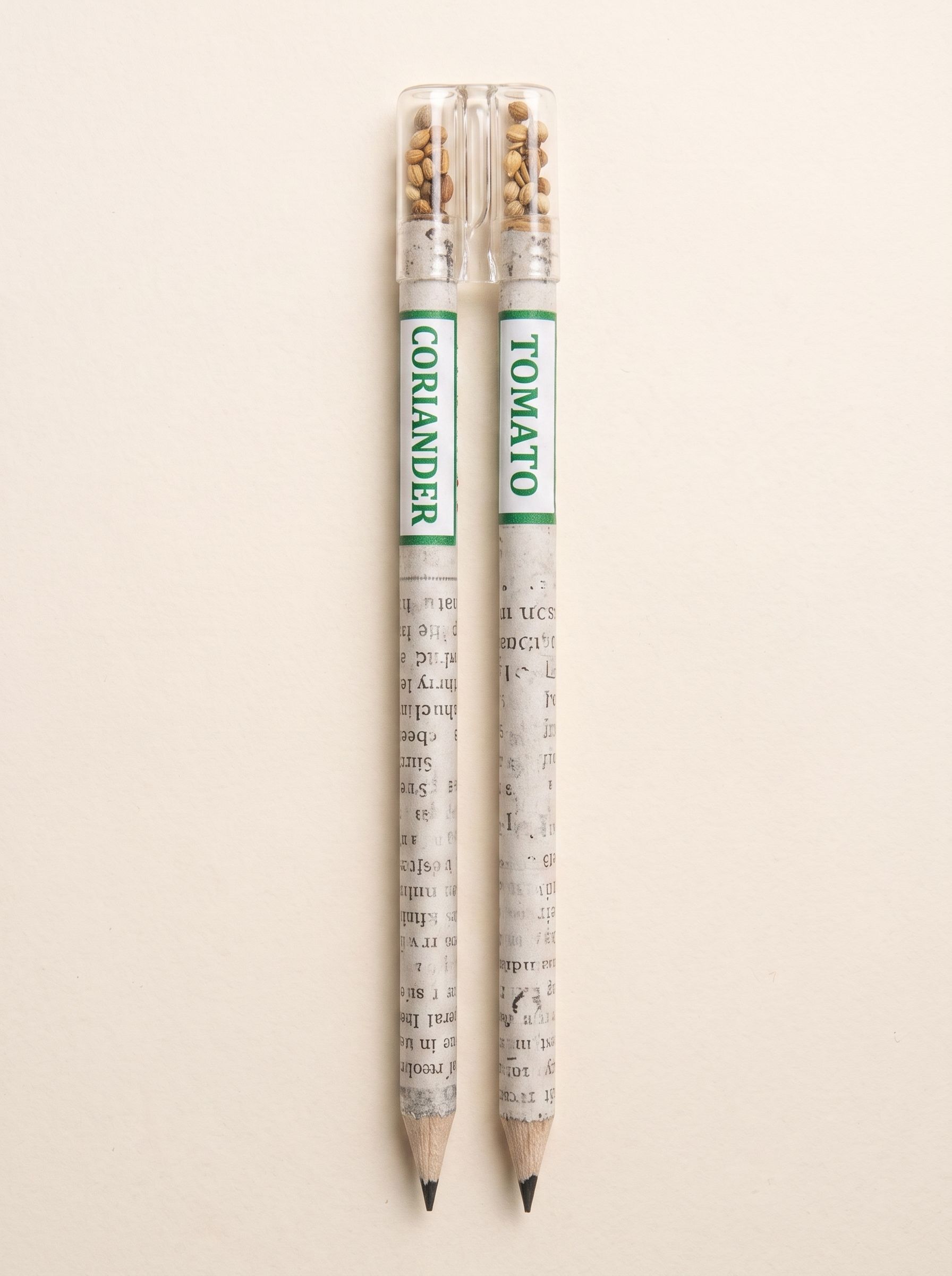 Newspaper Seed Pencils (Set of 2)