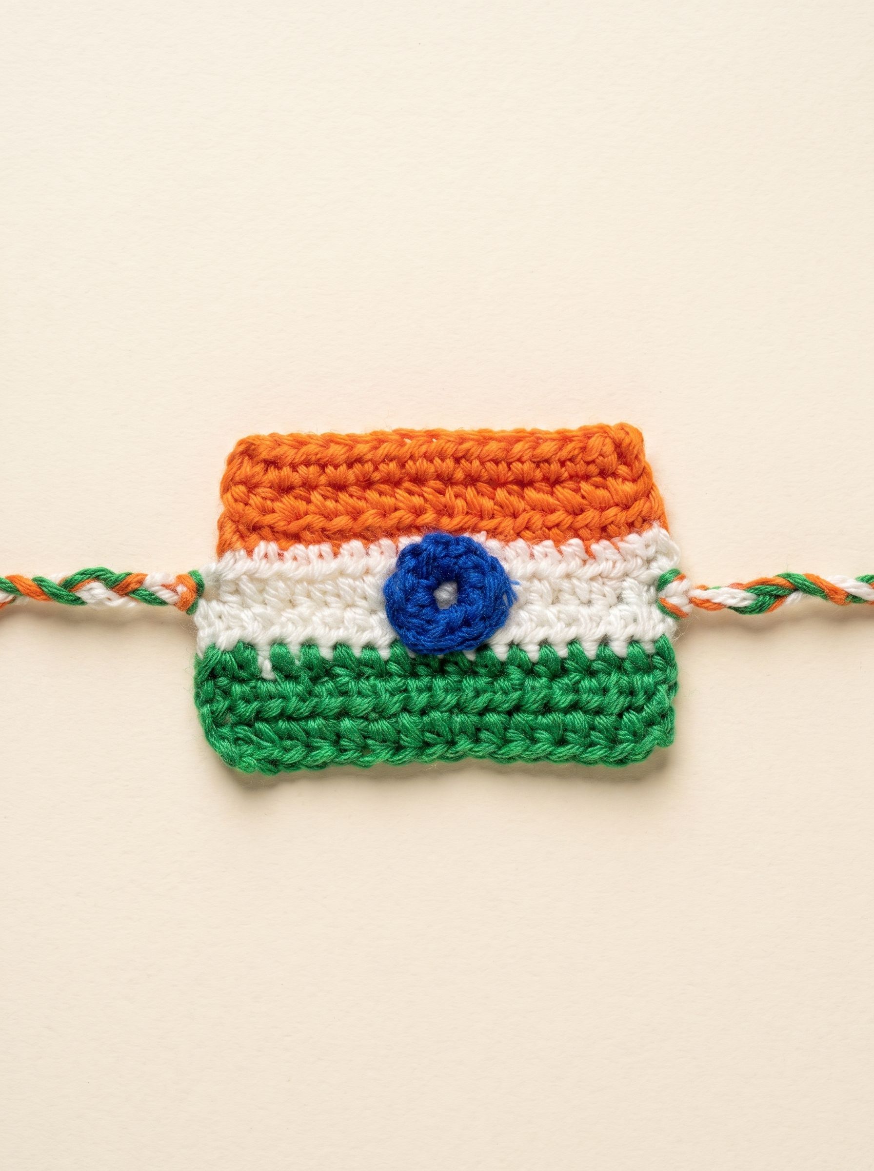 Tiranga Crochet Rakhi