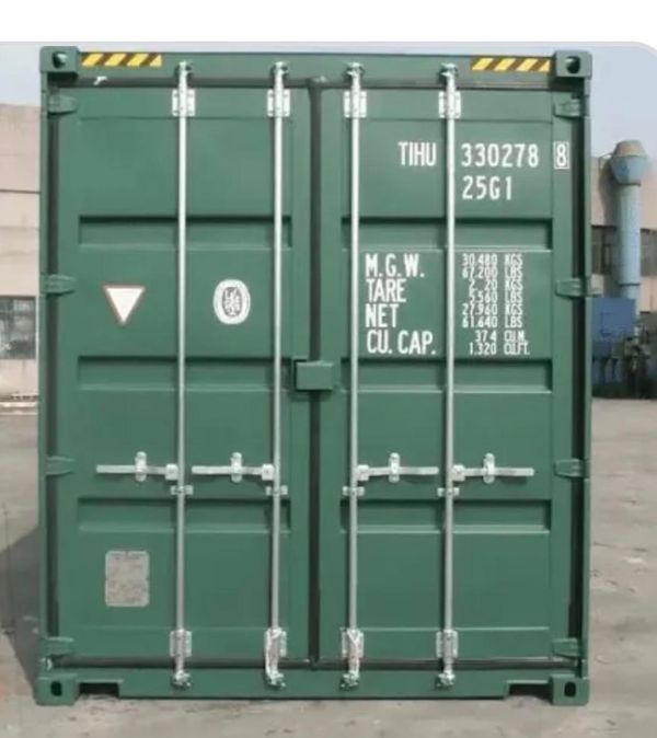 End view of a storage container at Tysall Farm Estate
