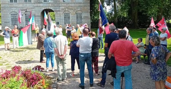 Photo hommage à Jaurès