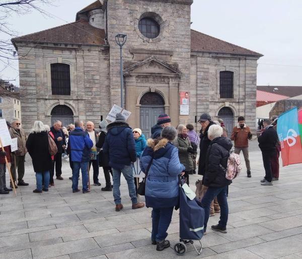 Manifestation à Champagnole