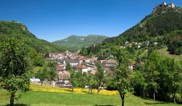 Vue de Salins les Bains