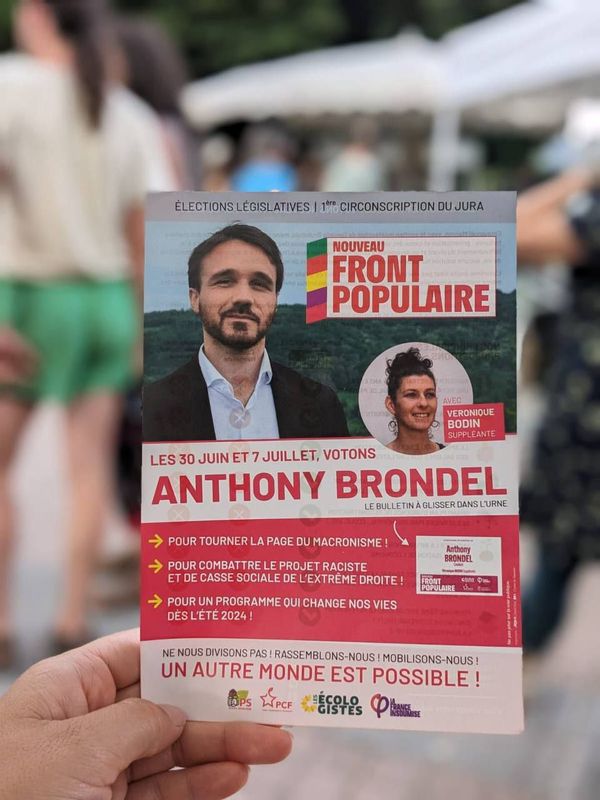 document de campagne d'Anthony Brondel 