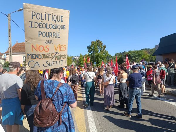 Manifestation de Lons-le-Saunier