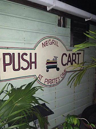 Pushcart restaurant at Rock House, Jamaica on Trippin