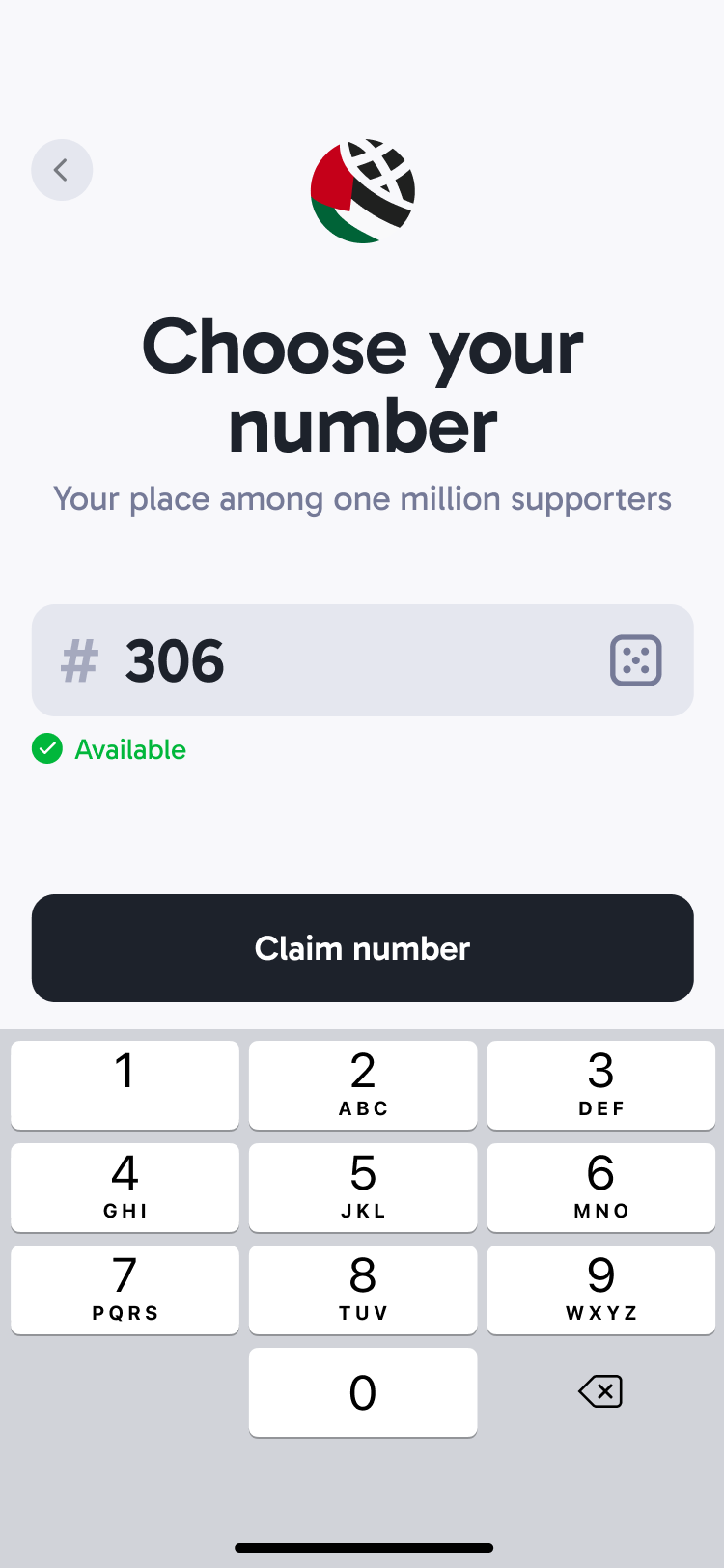 Pick your favorite number instead