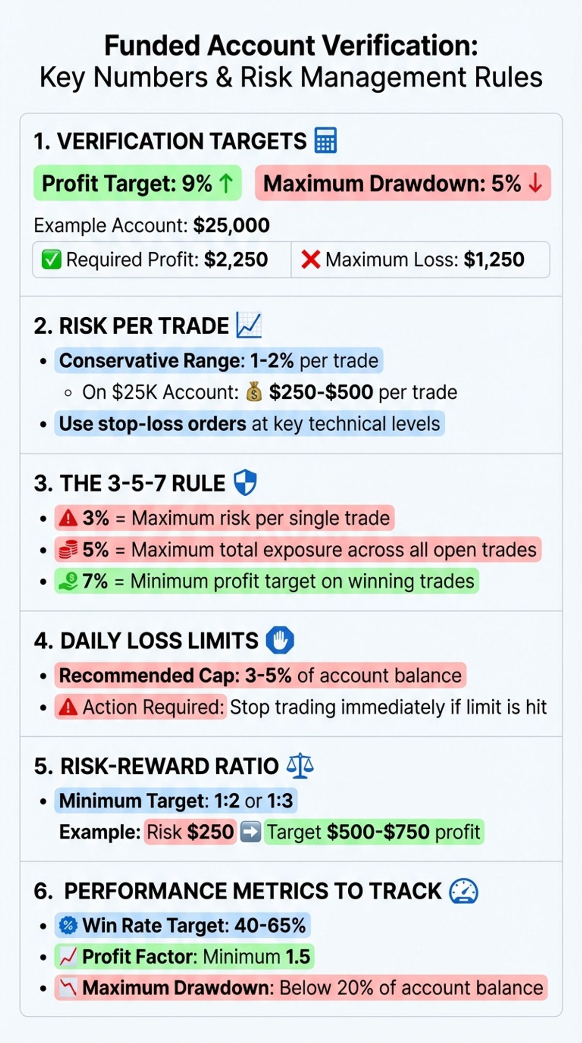 Funded Account Verification Requirements and Risk Management Guidelines