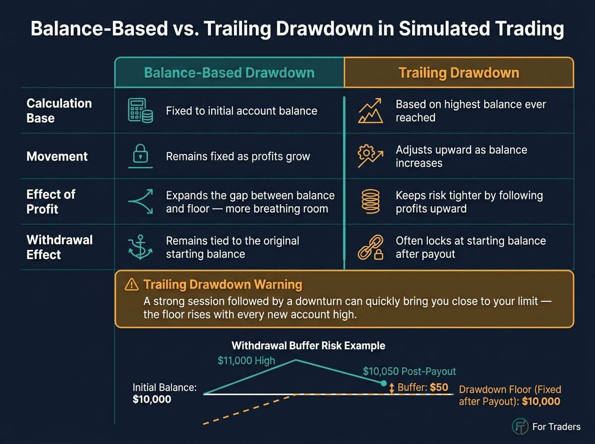 Balance-Based vs. Trailing Drawdown: Key Differences Explained