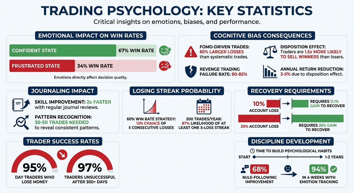Trading Psychology Statistics: Impact of Emotions on Performance