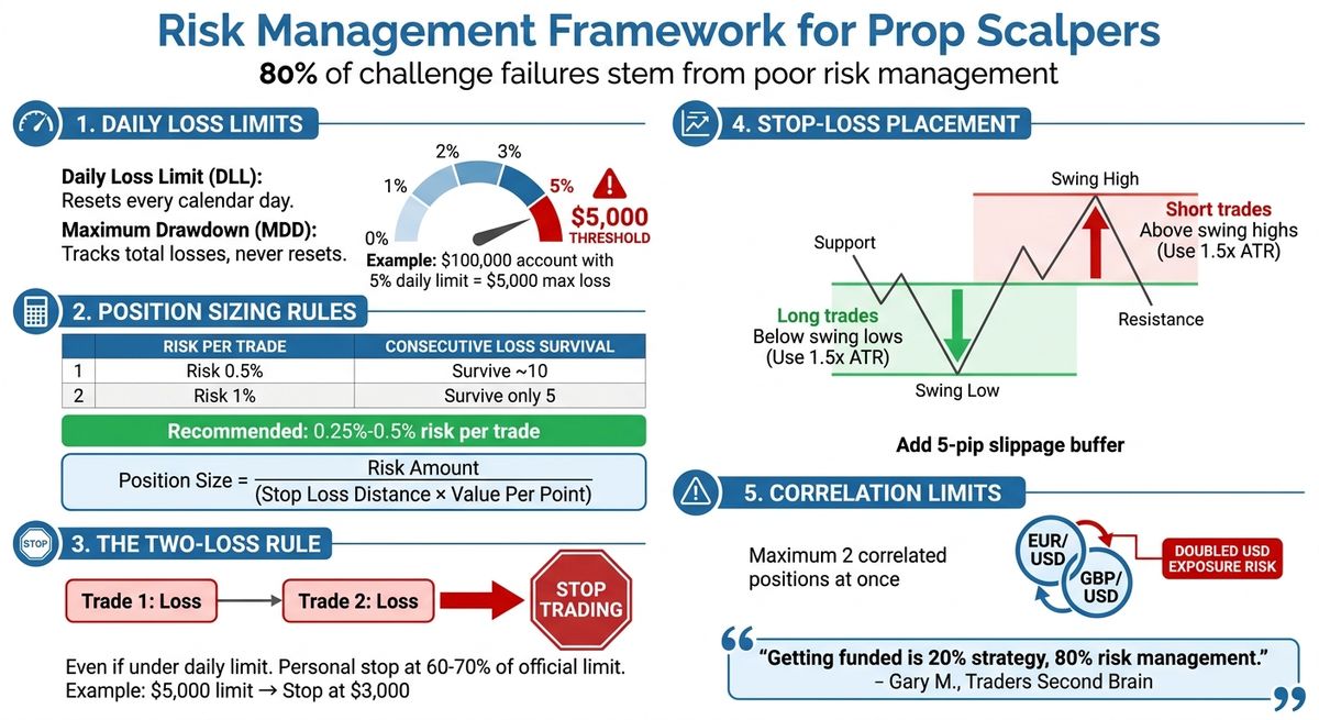 Scalping Risk Management Framework for Prop Traders