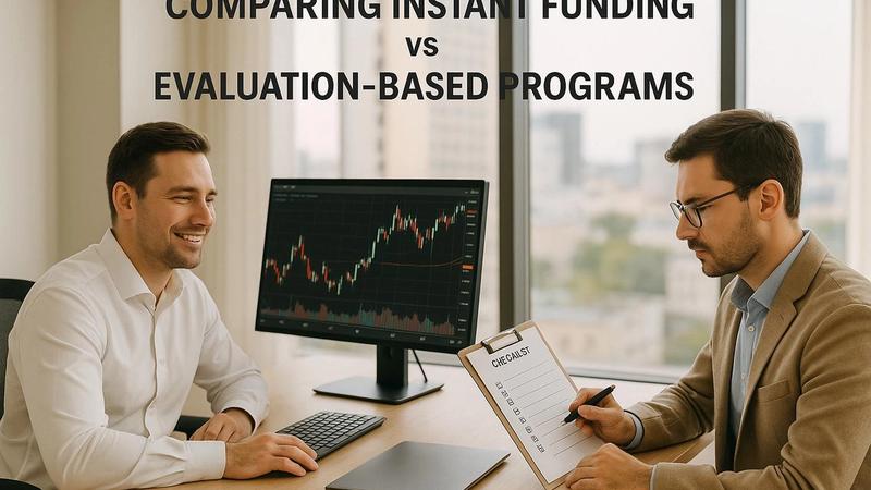 Comparing Instant Funding vs Evaluation-Based Programs