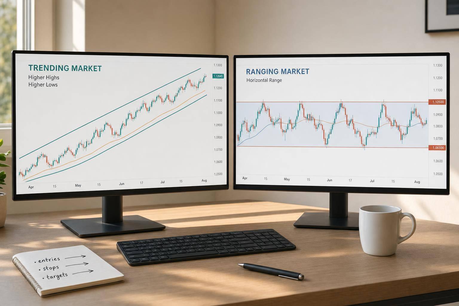 Trending vs Ranging Markets: Key Differences