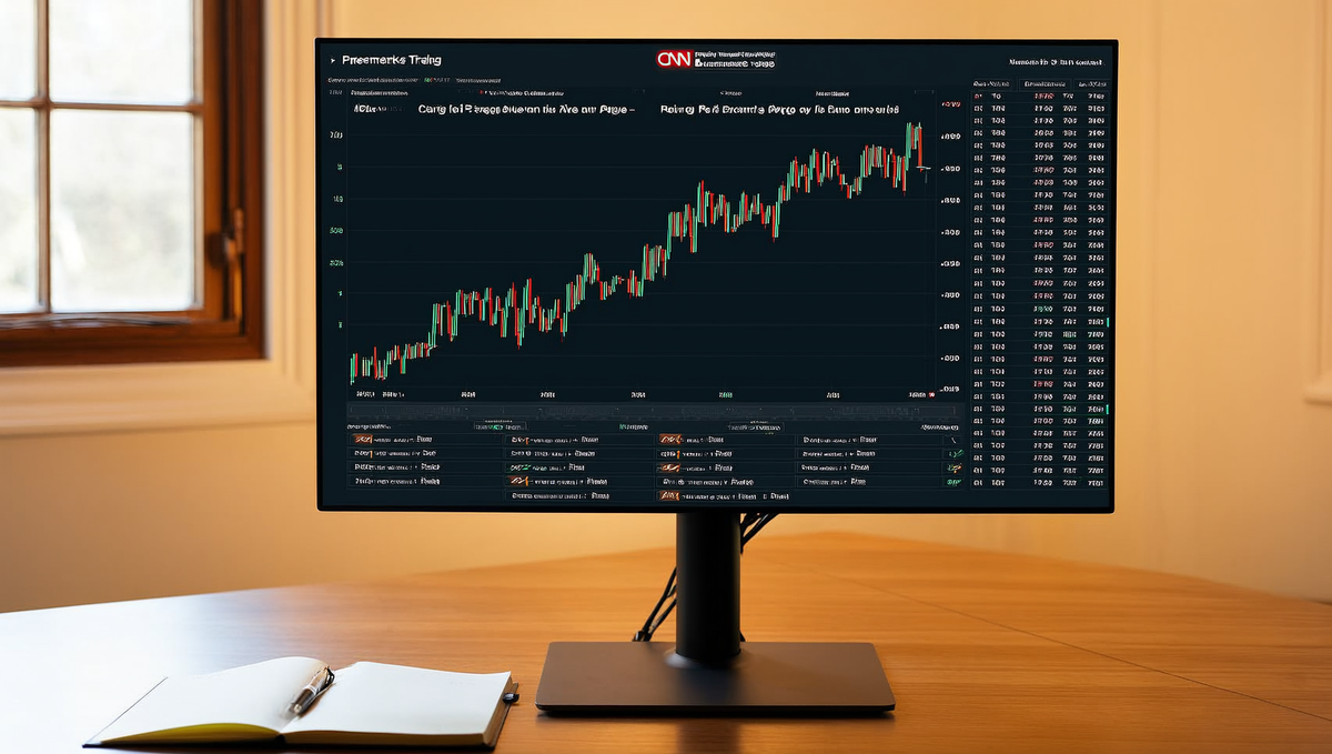 Reading the CNN Markets Page Panel by Panel