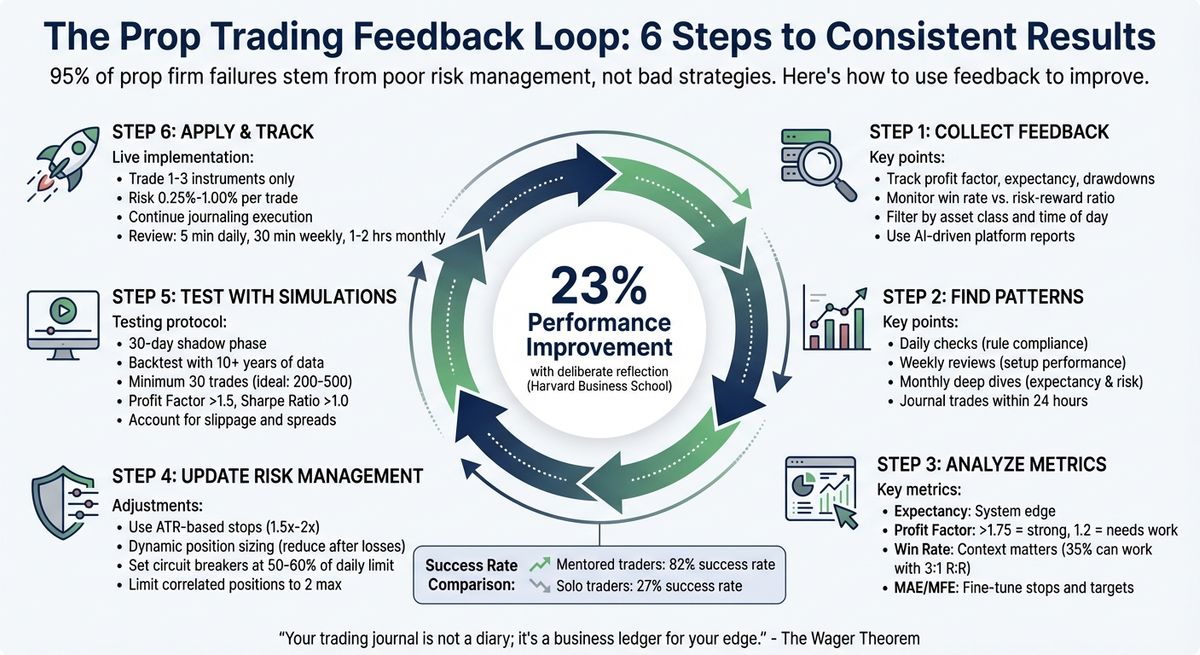 6-Step Feedback Loop for Improving Prop Trading Performance