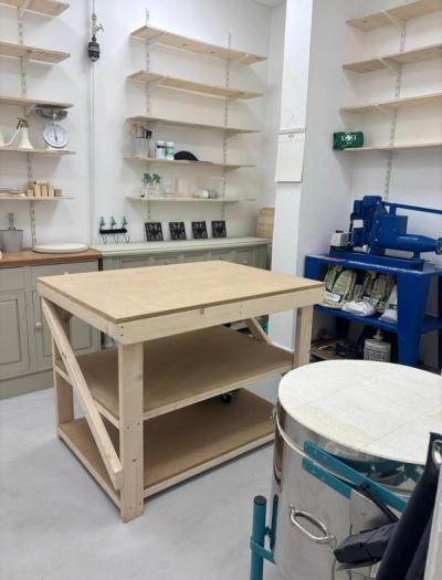 The kiln room 
