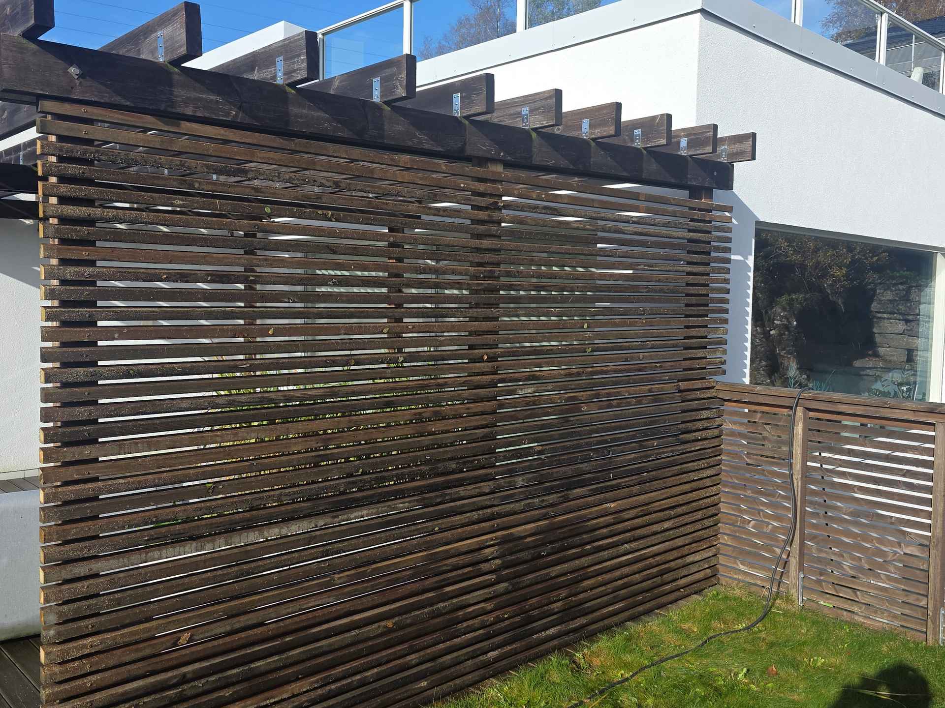 Spilevegg i Møre Royal på terrassen