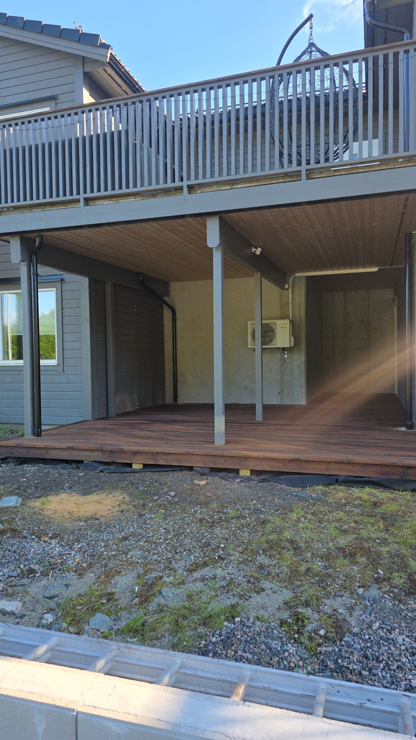 Terrassen sett forfra