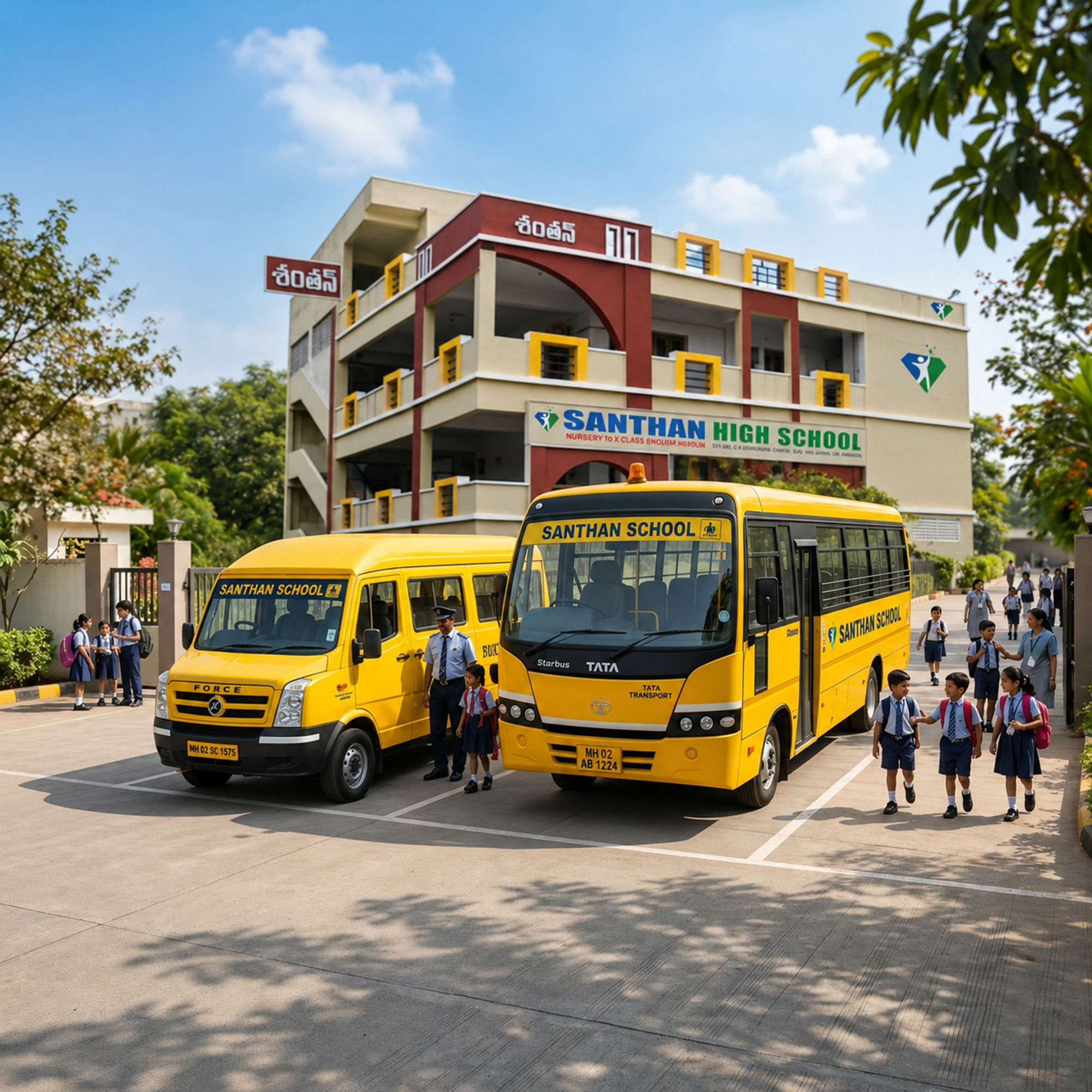 Santhan High School Campus