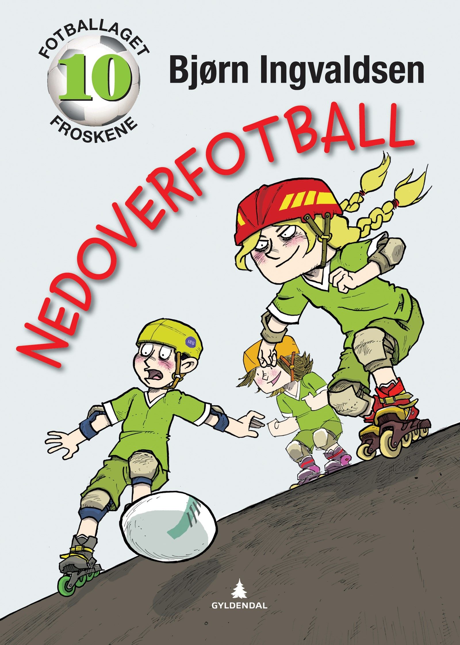 Cover of The Frogs Football Team 10: Downhill Football