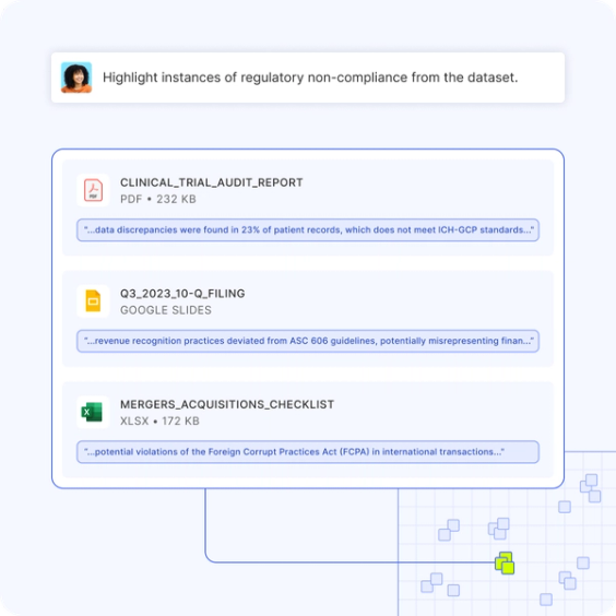 Embed handles high-context business content with precision — from financial filings to healthcare records — surfacing what’s most relevant, not just what matches the query keywords.