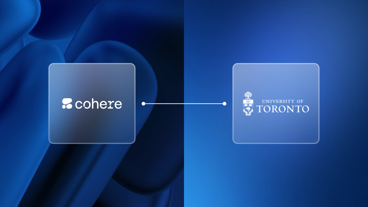 Cohere and University of Toronto logos