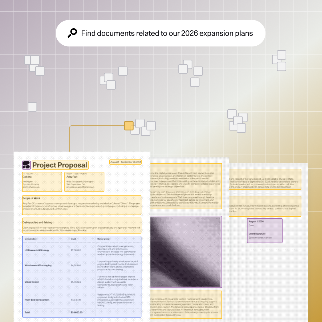 Searchable audio at scale section graphic
