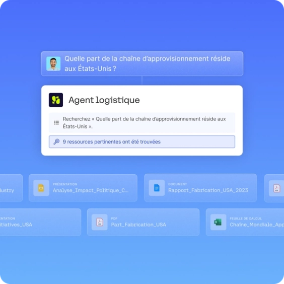 Interface utilisateur des agents IA