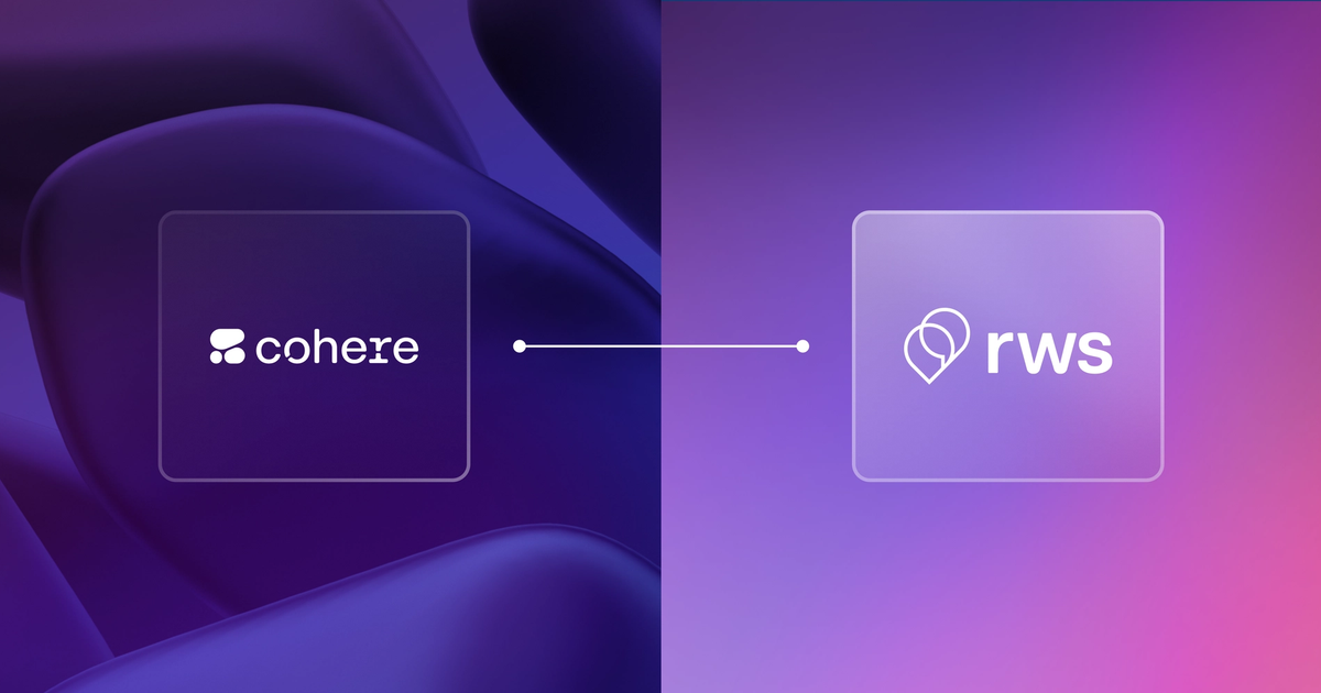 Thumbnail for Cohere: RWS and Cohere Build Top-Performing AI Language Intelligence for the Enterprise