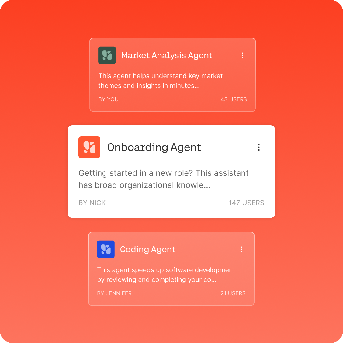 AI Agents diagram UI