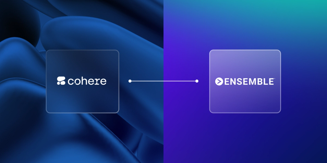 Cohere and Ensemble logos