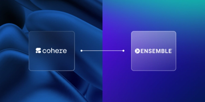 Cohere and Ensemble logos