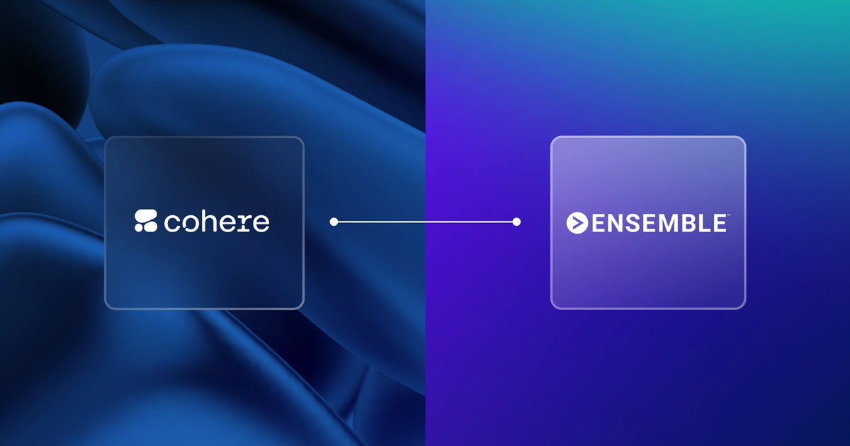 Ensemble and Cohere building the first RCM‑native healthcare LLM