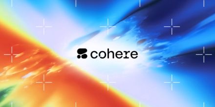 Cohere logo with cohere colors
