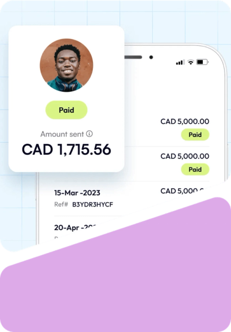 Borderless AI abstract vertical hero image