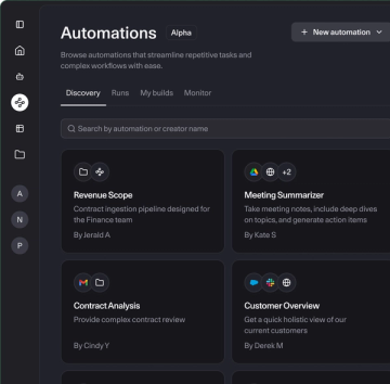Screenshot of a "Trend Forecasting Agent" interface showing an uploaded Excel file titled "MONTHLY_REVENUE_EX..." and a financial table with January, February, and March sales data for products including Genesis, Mercury, Eclipse, Odyssey, and Nova.