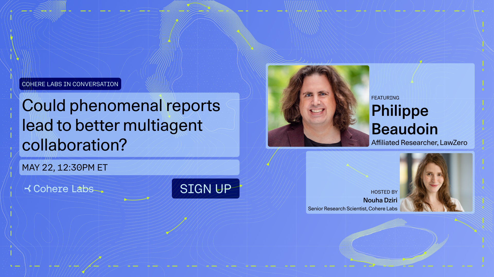 Cohere Labs in Conversation with Philippe Beaudoin, Could phenomenal reports lead to better multiagent collaboration? 